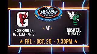 Gainesville at Roswell  2024 Football Fridays in Georgia [upl. by Crespi]