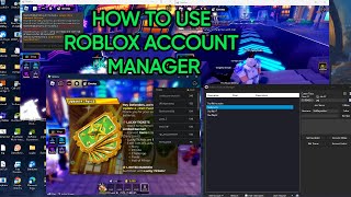 How To Use Roblox Account Manager SAFE NO VIRUSES [upl. by Yseulte]