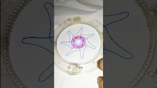 Spirograph mini wood toywoodworking art skillhandcraft short viral art spirographdrawing [upl. by Aelat]