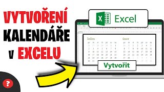 Jak UDĚLAT KALENDÁŘ v EXCELU  Návod  Základy Excel Kalendář  Počítač  Excel [upl. by Grosberg173]