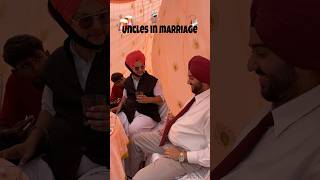 Uncles in Marriage 🥃 comedy panjabicomedy youtubeshorts uncle marriage viralshorts [upl. by Hoeg]