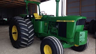 Restored 1972 John Deere 6030 Tractor Sold on Indiana Auction Today [upl. by Jerad]