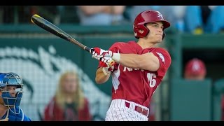 Benny Baseball  Arkansas OF Andrew Benintendi Highlights ᴴᴰ [upl. by Aletha]