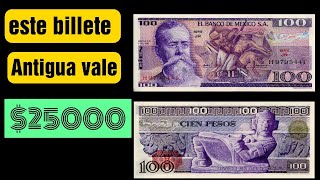 VALIOSO BILLETE DE 100 PESOS [upl. by Nawk]