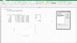 NonLinear Regression NLR using Solver Addin [upl. by Laure]