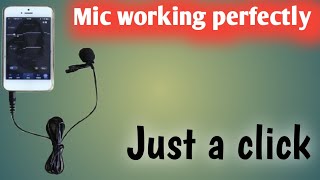 external mic not working in androidhow to fix external mic in phone [upl. by Primaveria]