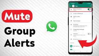 How To Mute Group Notifications On WhatsApp  Full Guide [upl. by Barnebas301]