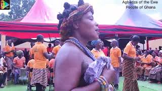 AGBADZA DANCE BY THE EWE PEOPLE OF GHANA [upl. by Novahs]