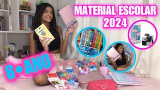 MATERIAL ESCOLAR 2024  8•ANO [upl. by Nagem90]