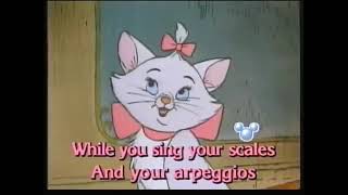 The Aristocats Scales and Arpeggios Sing Along Songs [upl. by Heindrick]