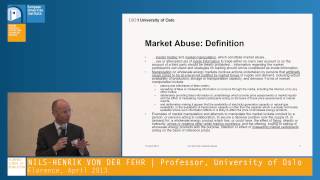 Energy Markets An Economic Perspective on Market Abuse REMIT by von der Fehr [upl. by Allegra]