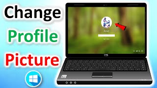 how to change your profile picture in windows 10  laptop me apna photo kaise lagaye [upl. by Notlef248]