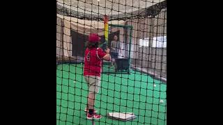 Briggs Bost curve ball batting practice with hitting coach Kyle Seager amp Extreme Performance 11u [upl. by Sinnej128]