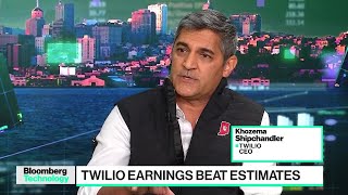 Twilio CEO Making Focused Bets with AI [upl. by Eedrahs298]