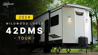 2024 Forest River Wildwood Lodge 42DMS 2 Bed 2 Bath Park Model at Southern RV [upl. by Silliw855]