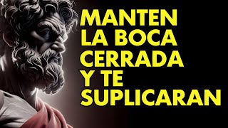 DA UN PASO ATRÁS PERMANECE EN SILENCIO Y TE SUPLICARÁN  ESTOICISMO [upl. by Giulio]