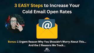 My 3Step Formula to Boost Cold Email Open Rates Fast [upl. by Aday]