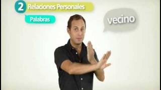 VIDEO DICCIONARIO LENGUA DE SEÑAS TOMO 1 MODULO 2 Relaciones personales palabras frases [upl. by Cathleen]