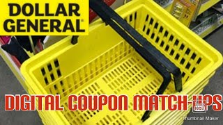 Dollar General Digital Coupon Matchups January 2024 [upl. by Eisdnyl353]