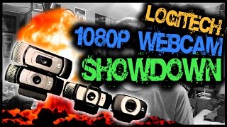 Logitech 1080p Webcam SHOWDOWN C615 v C910 v C920 v C930e [upl. by Dichy451]