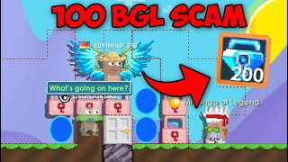 BUYHAND Admin Scammed 100BGL Link to 500BGL World HOW OMG  Growtopia [upl. by Anirtep]