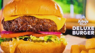 ARBYS  ARBYS COMMERCIAL 2024  ARBYS DELUXE BURGER  quotHAVE YOU EVER SEEN SUCH A BURGERquot [upl. by Noslien]