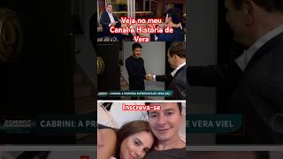 Roberto Cabrini entrevista Vera Viel noticia casal vera veraviel robertocabrini [upl. by Snej919]