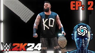 ROAD TO EXTREME RULES  CHATGPT TAKES OVER WWE 2K24 UNIVERSE  EP 2 [upl. by Melak]