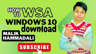 How to Install WSA on Windows 10 Latest Update 2024 [upl. by Strait666]