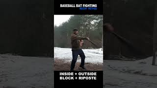 Baseball bat  block and riposte  Historical European Martial arts For selfdefense [upl. by Corbet]