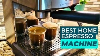 Breville ESP8XL Cafe Roma Stainless Espresso Maker  Best Home Espresso Machine [upl. by Anaela132]