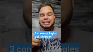 3 consejos antes de entrar a ingles por inmersion ingles mescyt cursoingles aprenderingles [upl. by Mallis]