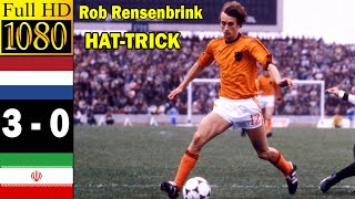 Netherlands 30 Iran world cup 1978  HATTRICK With Rob Rensenbrink  Full highlight  1080p HD [upl. by Etterb]