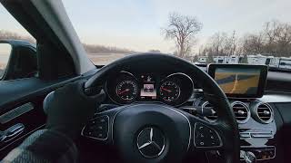 2015 Mercedes C300 060 Acceleration [upl. by Arimay44]