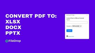 Convert PDF to XLSX or DOCX from Google Sheet [upl. by Fessuoy285]