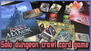 Kreel Manor The Dungeon Crawl Card Game review [upl. by Marybeth]