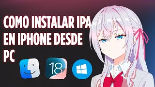 COMO instalar IPA en iPhone desde PC [upl. by Olav]