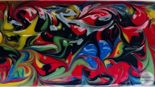 MAKING amp CUTTING ED HARDY TYPE HANDMADE SOAP [upl. by Ginzburg281]