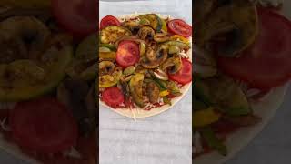 veggie medley pizza dinner delicious [upl. by Hakim]