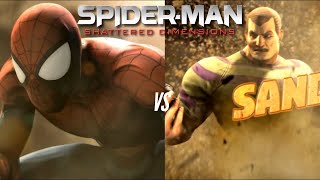 SpiderMan Shattered Dimensions  Act 2 Amazing Sandman  Hard Difficulty [upl. by Jea716]