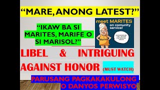 PANINIRANG PURI  LIBEL CASE PHILIPPINES  CYBER LIBEL  DEFAMATION [upl. by Keyes]