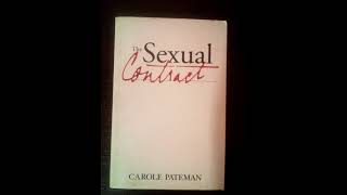 Carole Pateman  The Sexual Contract 1988 [upl. by Gaughan]