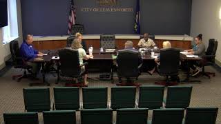 Leavenworth City Commission Special Session Aug 6 2024 [upl. by Uball]