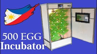 Making a 500 Egg Hatching Incubator With Automatic Egg Turner [upl. by Tnomad]