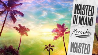 Moonshine  Wasted In Miami Official Lyric Video [upl. by Noirret142]