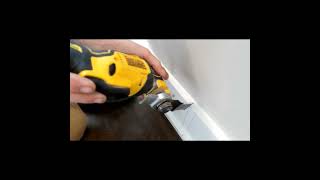 How Do I Cut Baseboard With An Oscillating Multi Tool shorts [upl. by Pyszka]