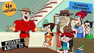 Thankful For Family 💖  Fugget About It  Adult Cartoon  Full Episodes  TV Show [upl. by Oloap]