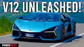 Lamborghini Revuelto Roars Through Italian Roads  PowerDrift [upl. by Steffie806]