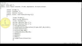 Java  Swing class JToolBar  add ActionListener  CodeLearning [upl. by Burnham636]