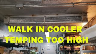 WALK IN COOLER TEMPING TOO HIGH [upl. by Ahseenyt]